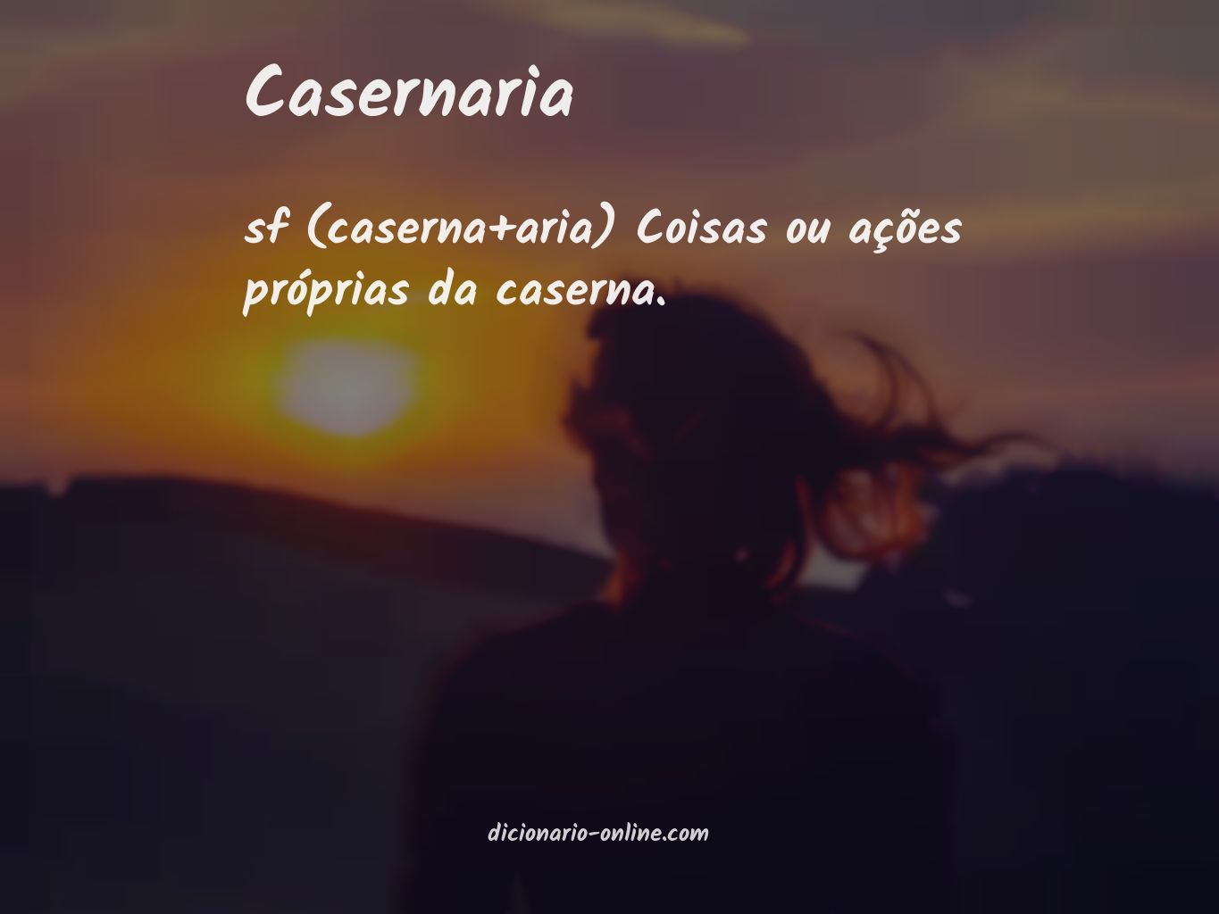 Significado de casernaria