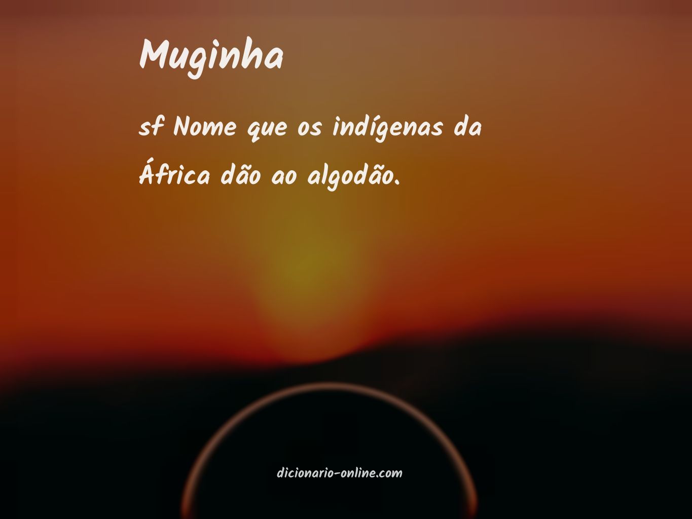 Significado de muginha