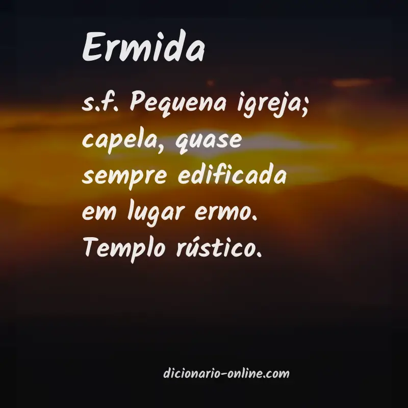 Significado de ermida