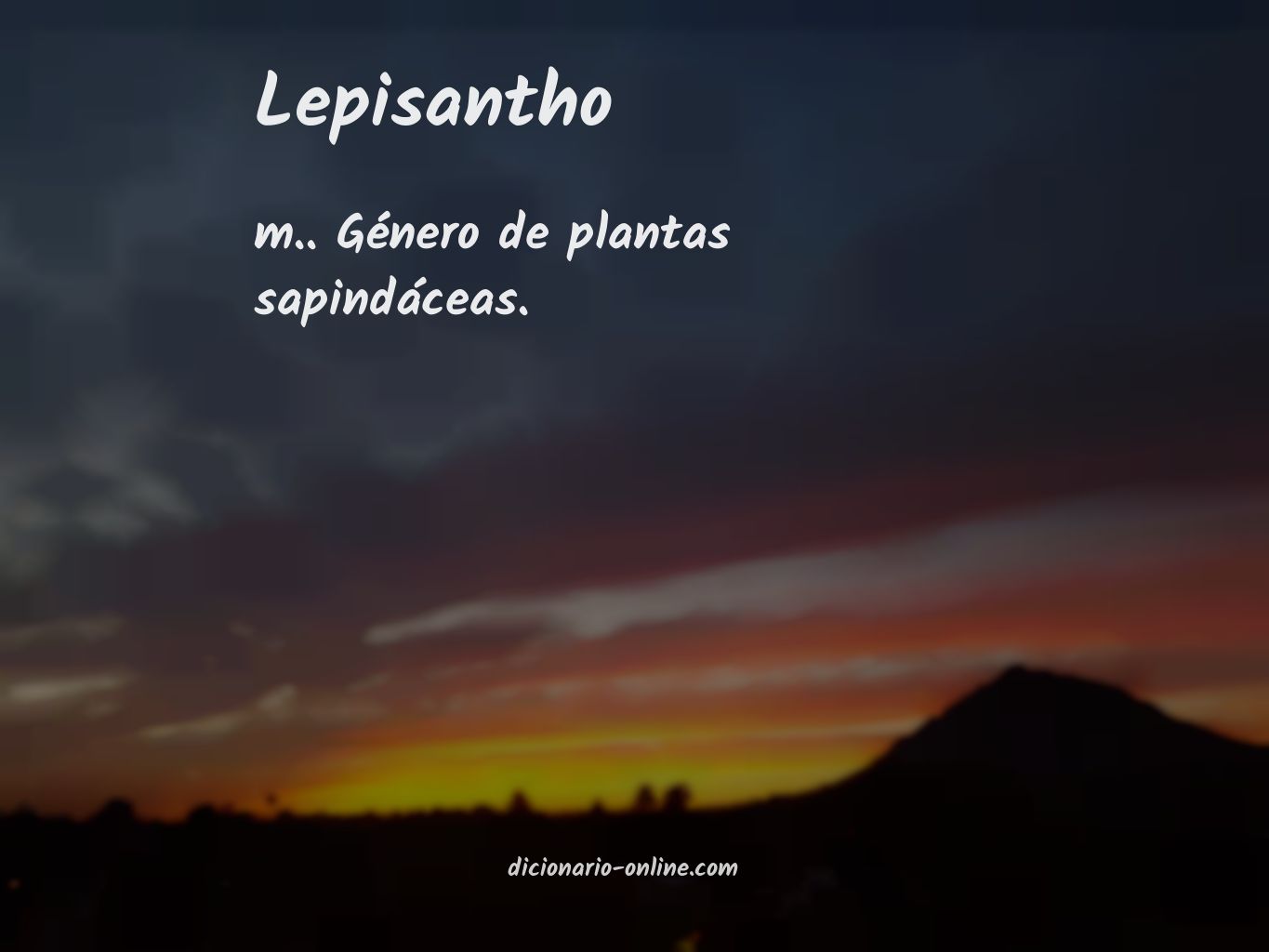 Significado de lepisantho