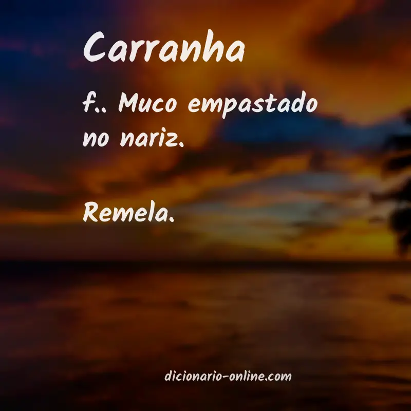 Significado de carranha