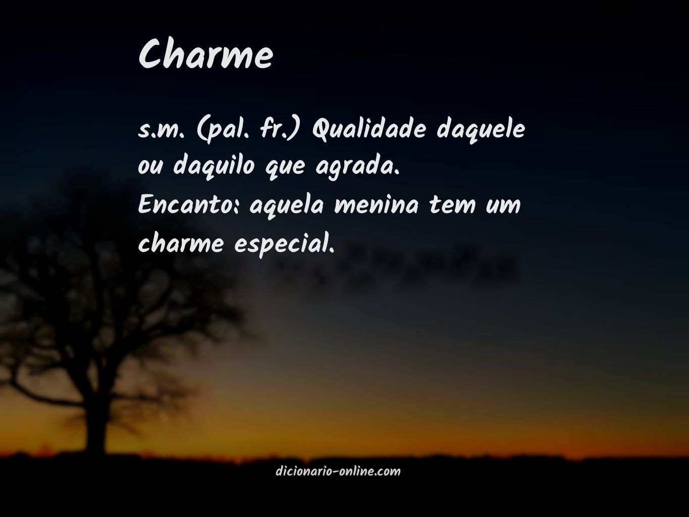 Significado de charme