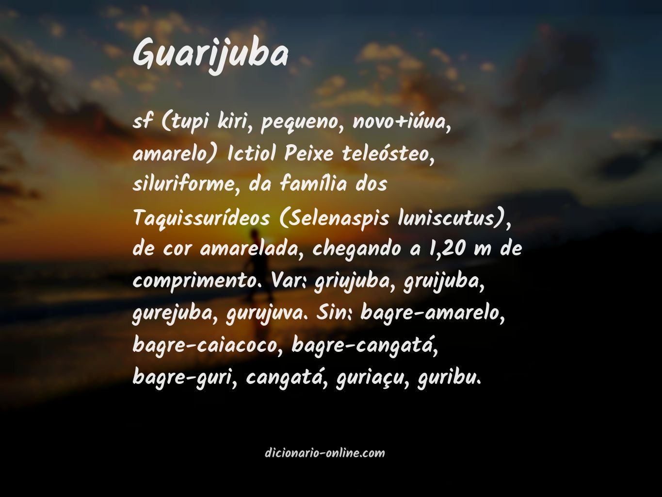 Significado de guarijuba