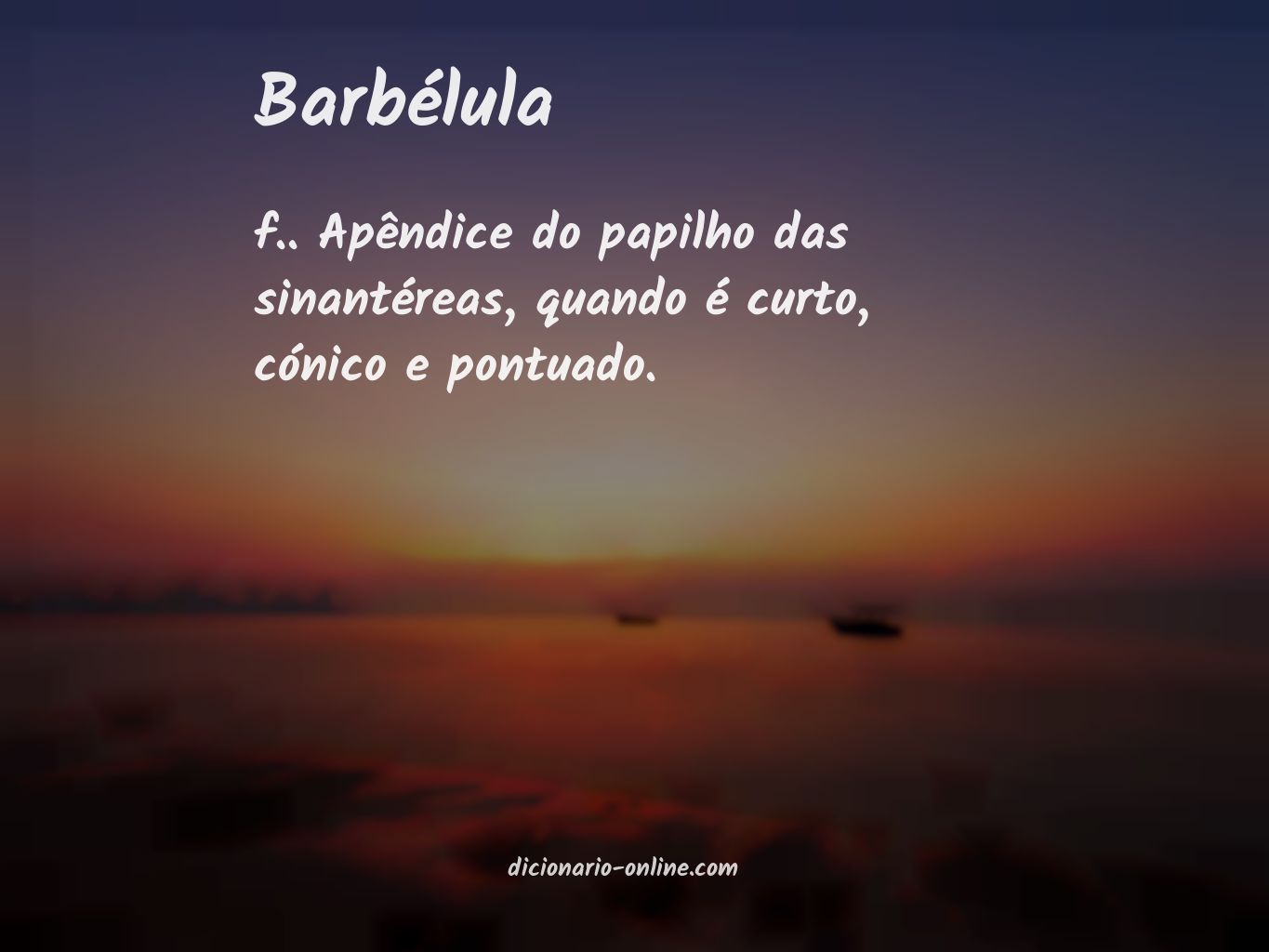 Significado de barbélula