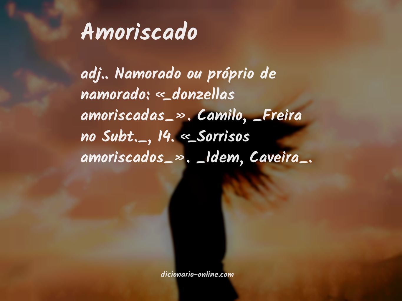 Significado de amoriscado