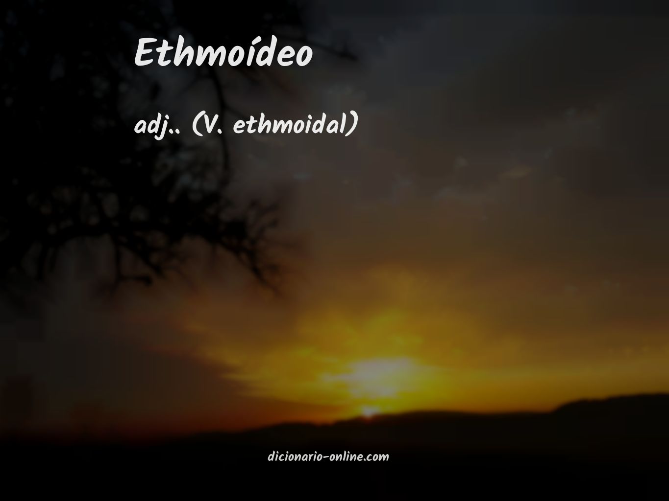 Significado de ethmoídeo