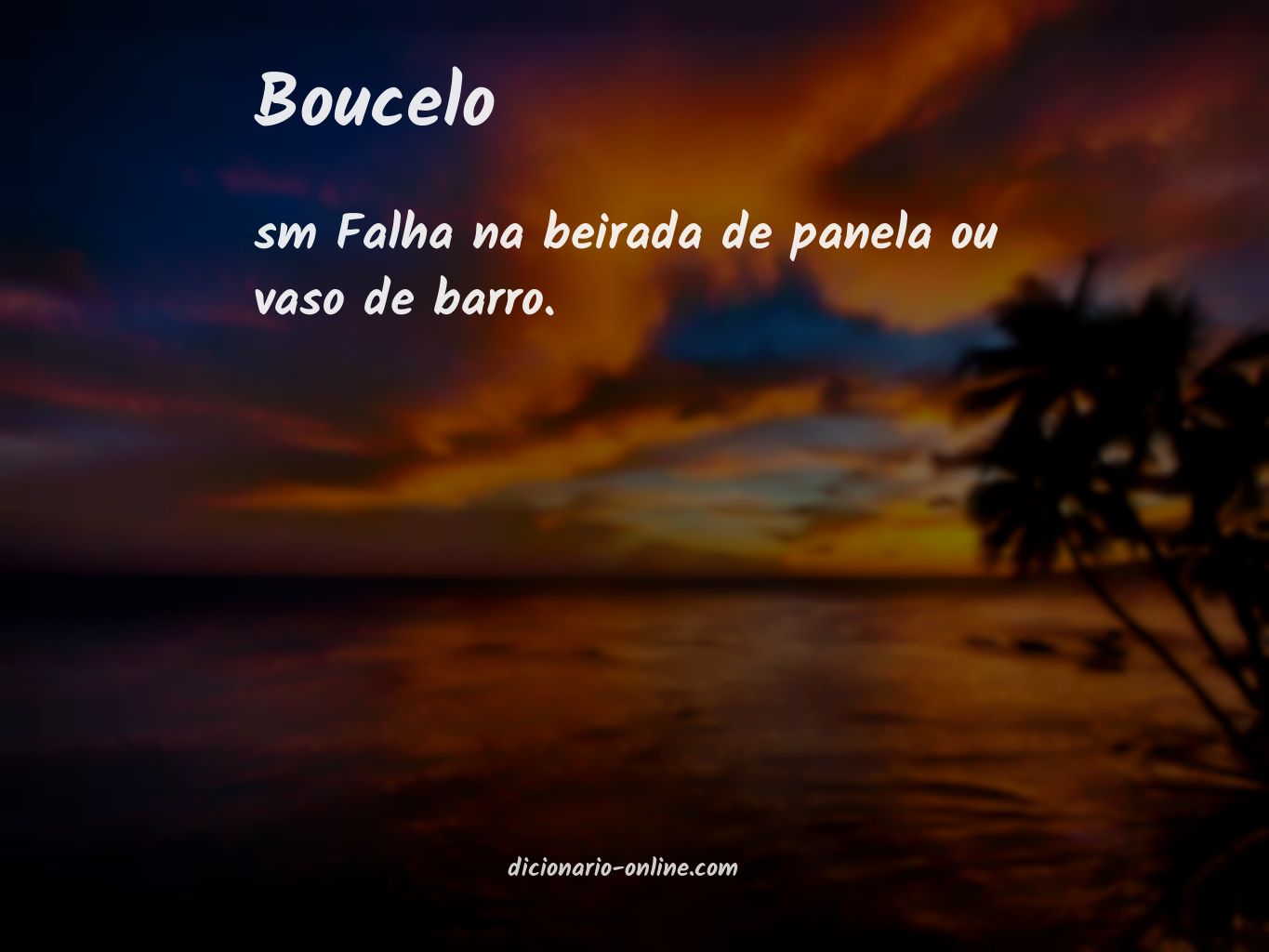 Significado de boucelo