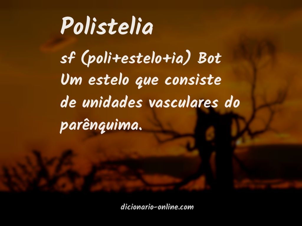 Significado de polistelia