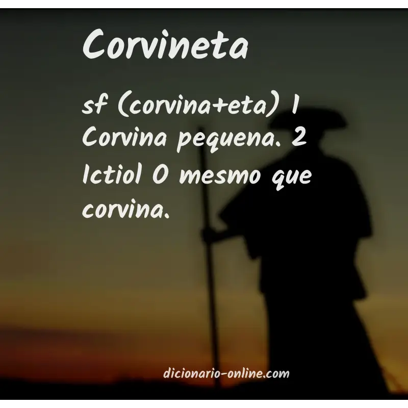 Significado de corvineta