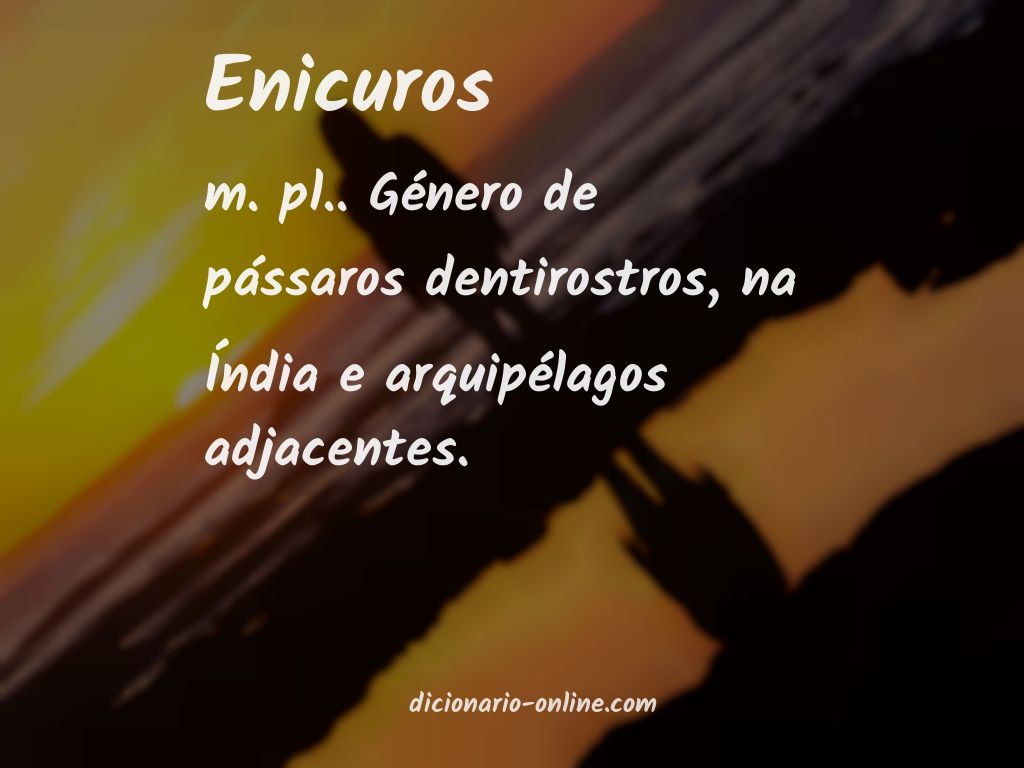 Significado de enicuros