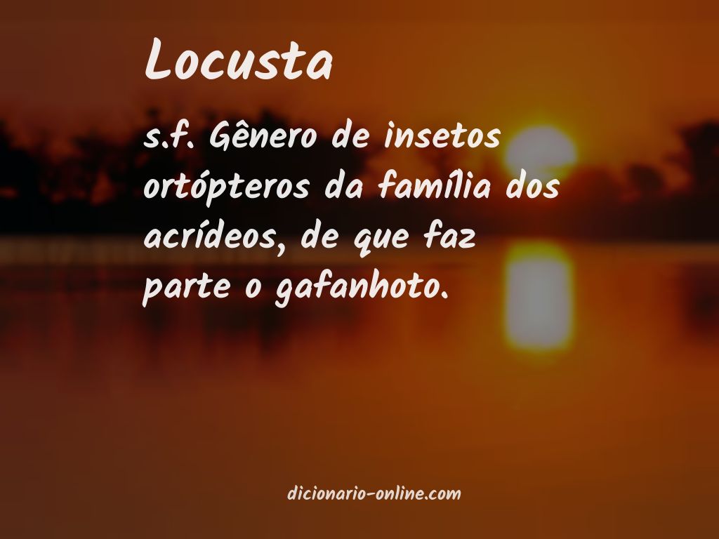 Significado de locusta