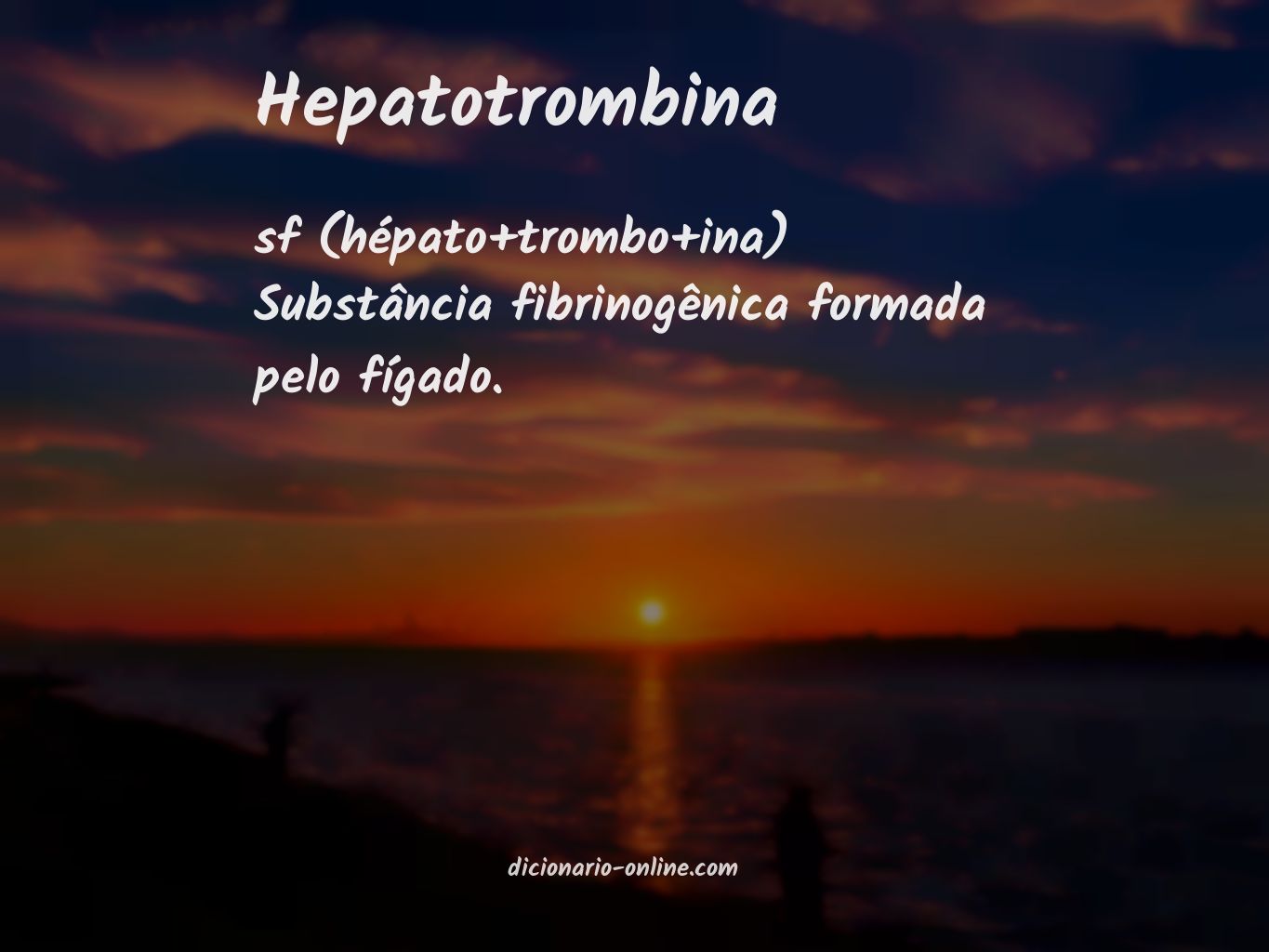 Significado de hepatotrombina