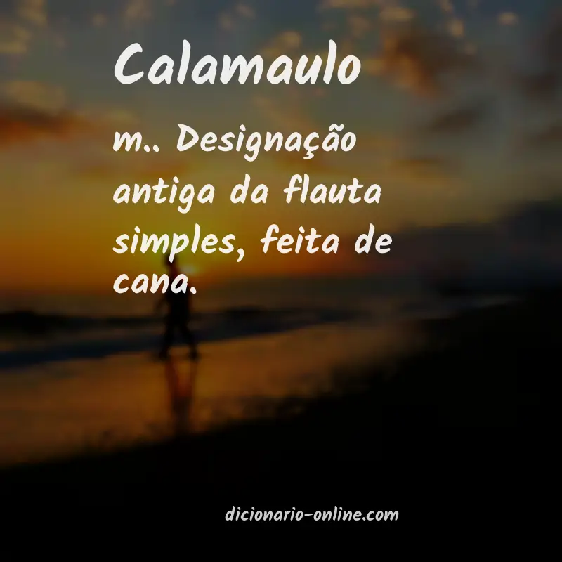 Significado de calamaulo