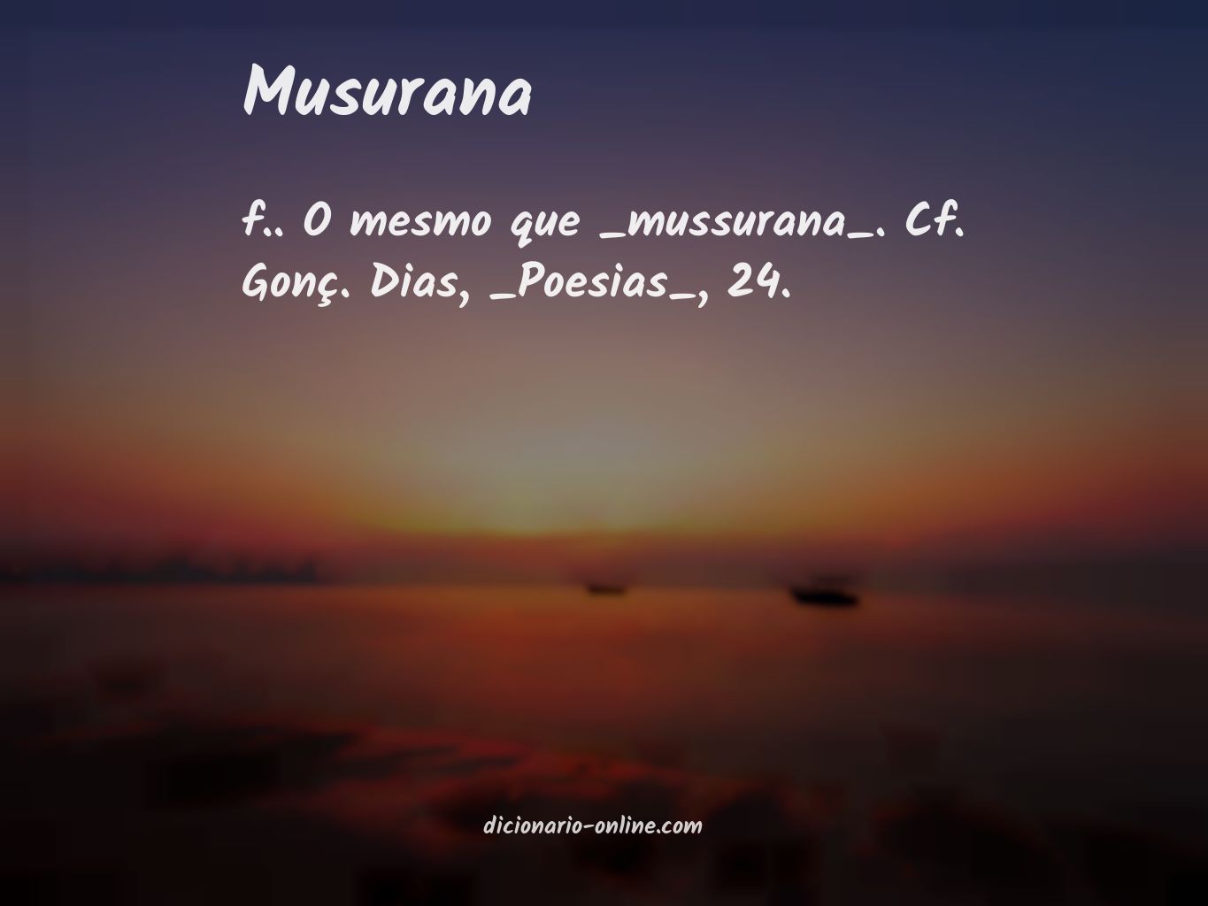 Significado de musurana
