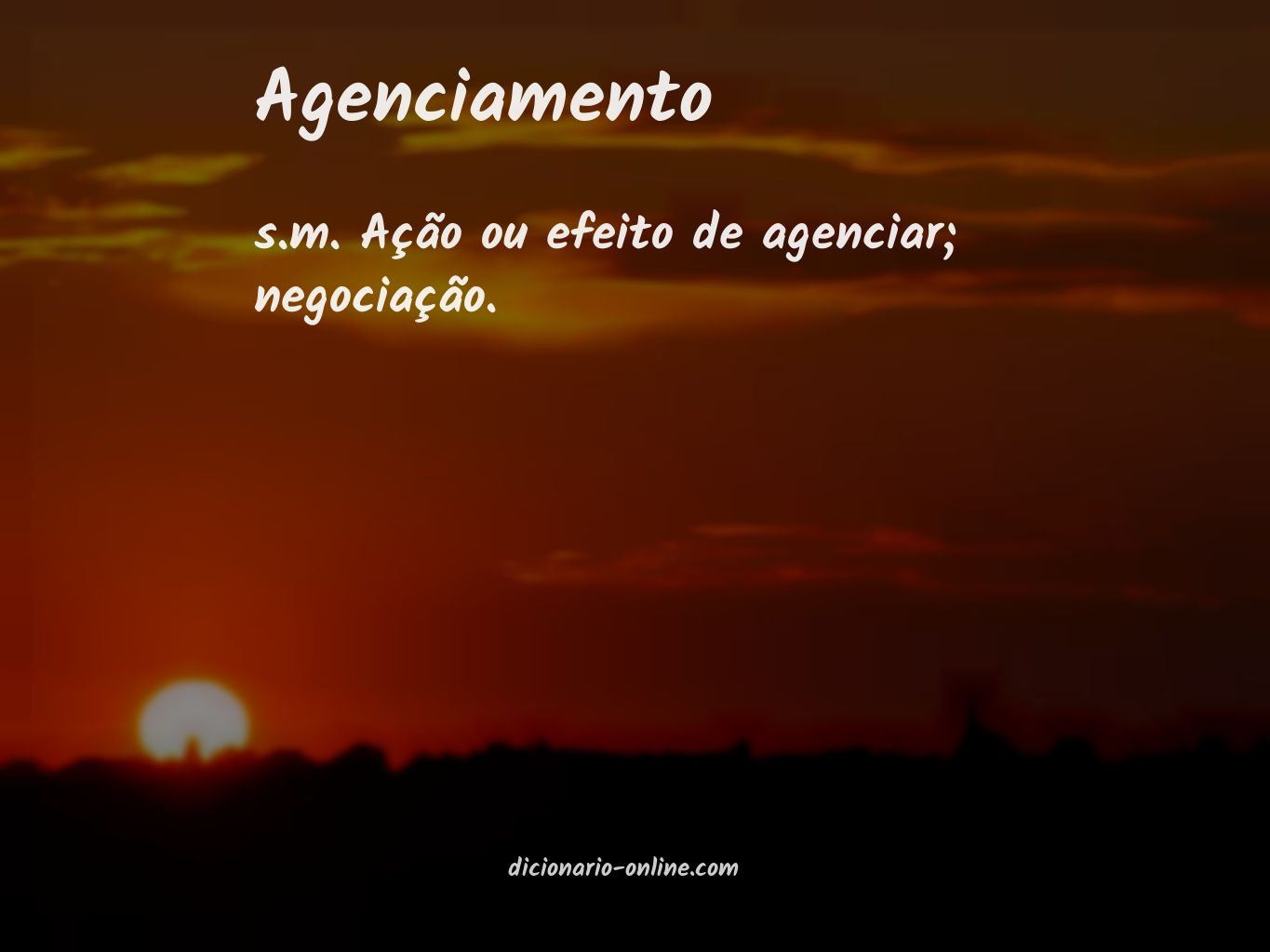 Significado de agenciamento