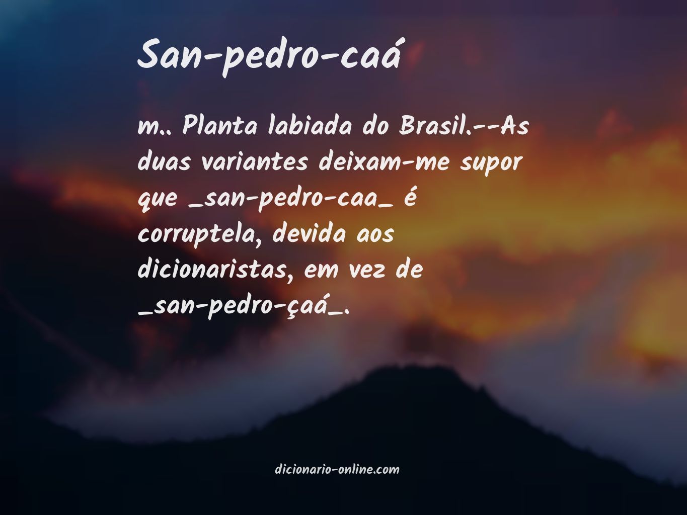 Significado de san-pedro-caá