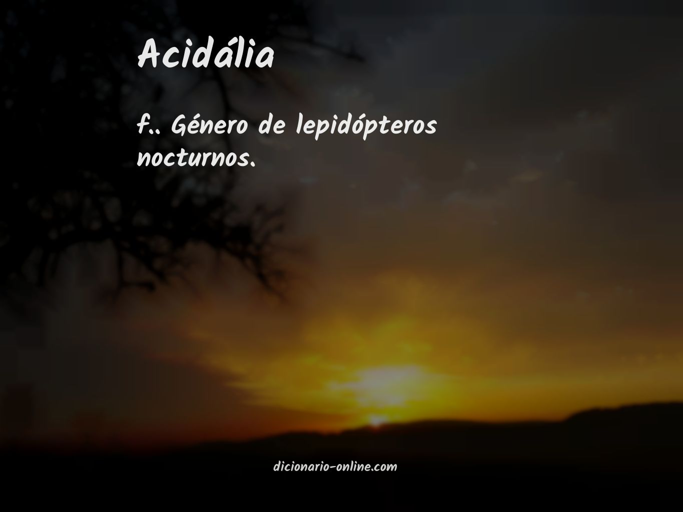 Significado de acidália