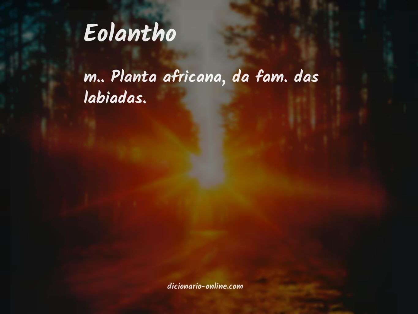 Significado de eolantho