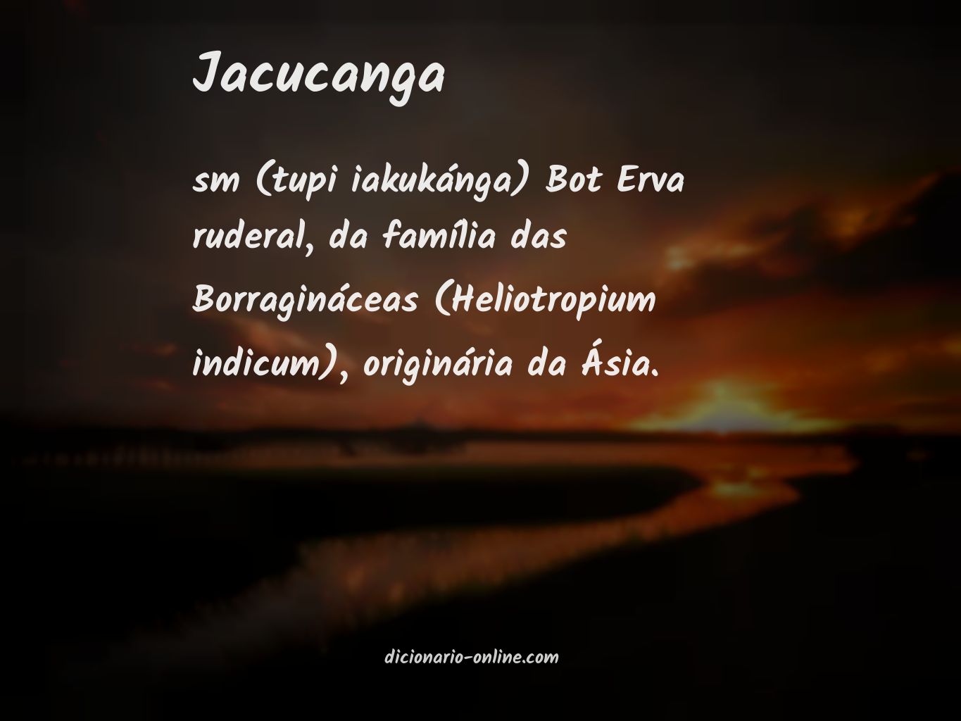 Significado de jacucanga