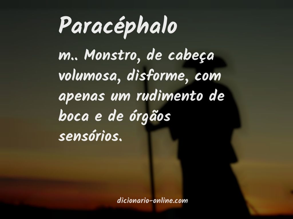 Significado de paracéphalo