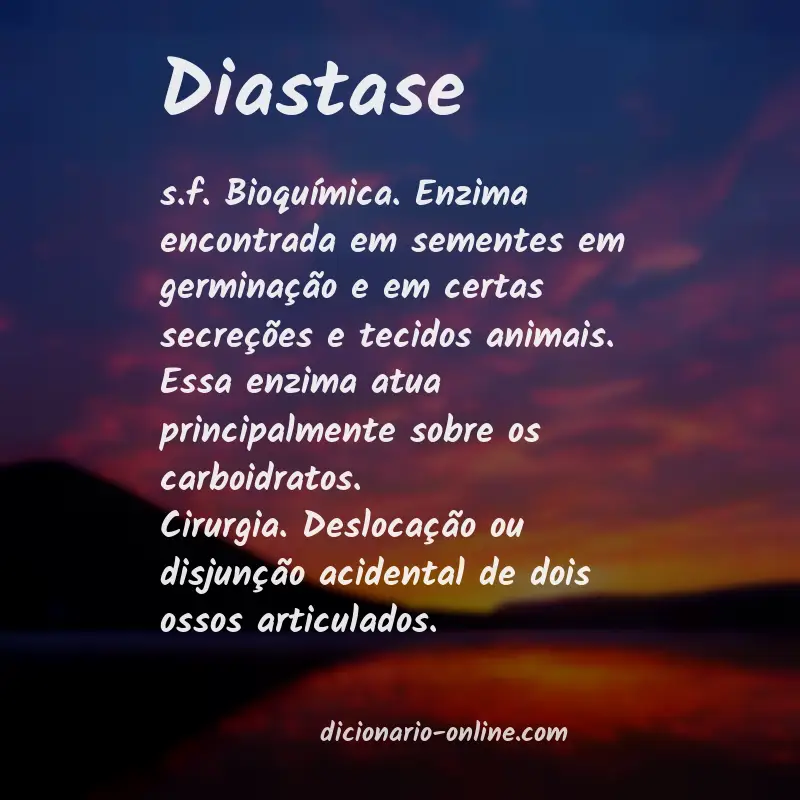 Significado de diastase
