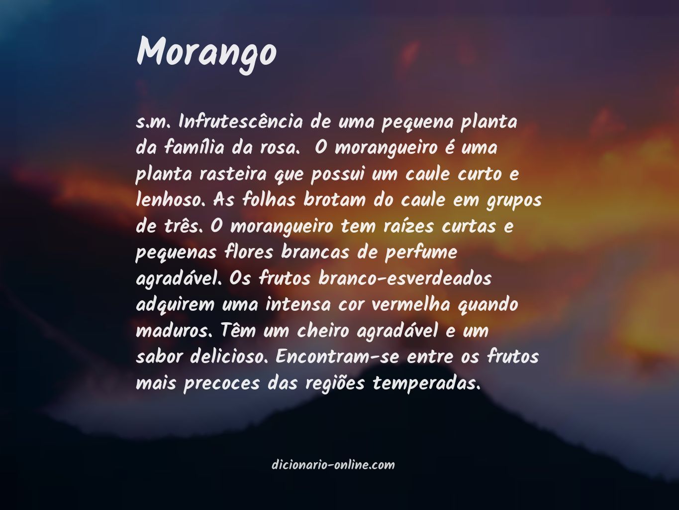 Significado de morango