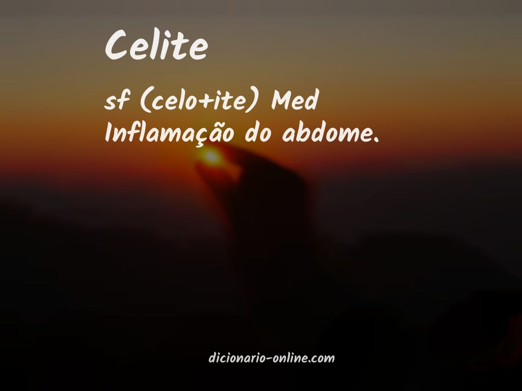 Significado de celite