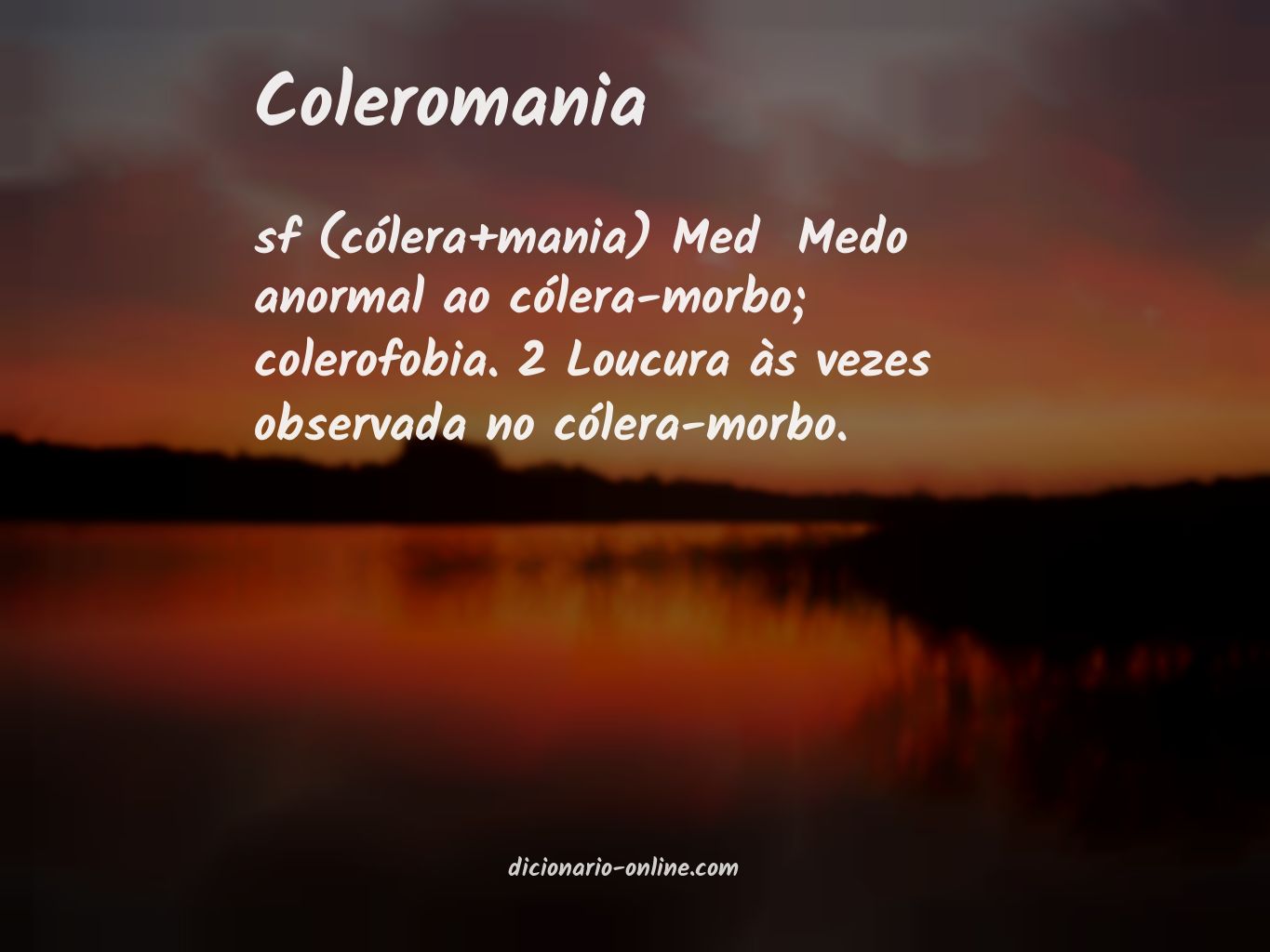 Significado de coleromania