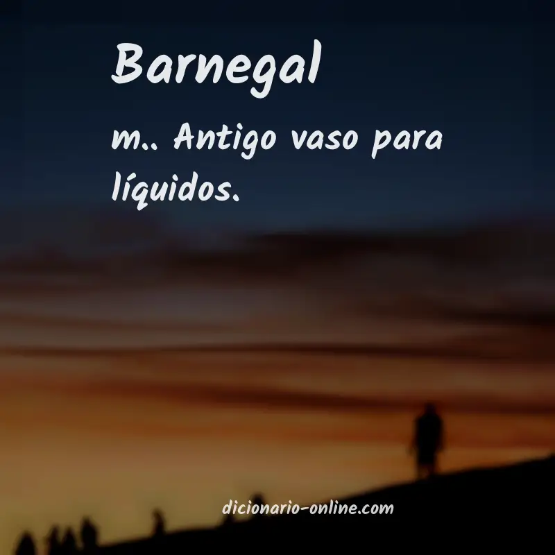 Significado de barnegal