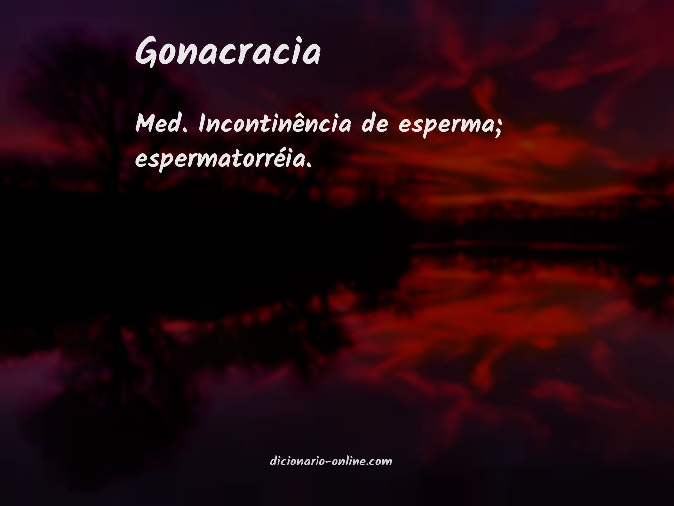 Significado de gonacracia