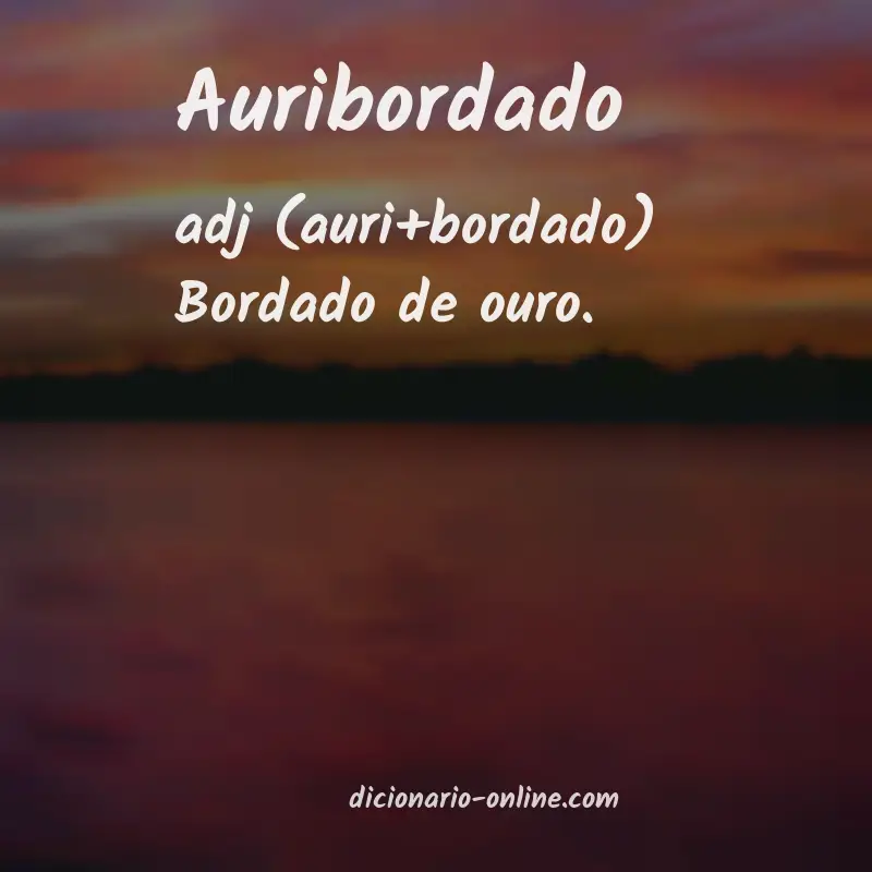 Significado de auribordado