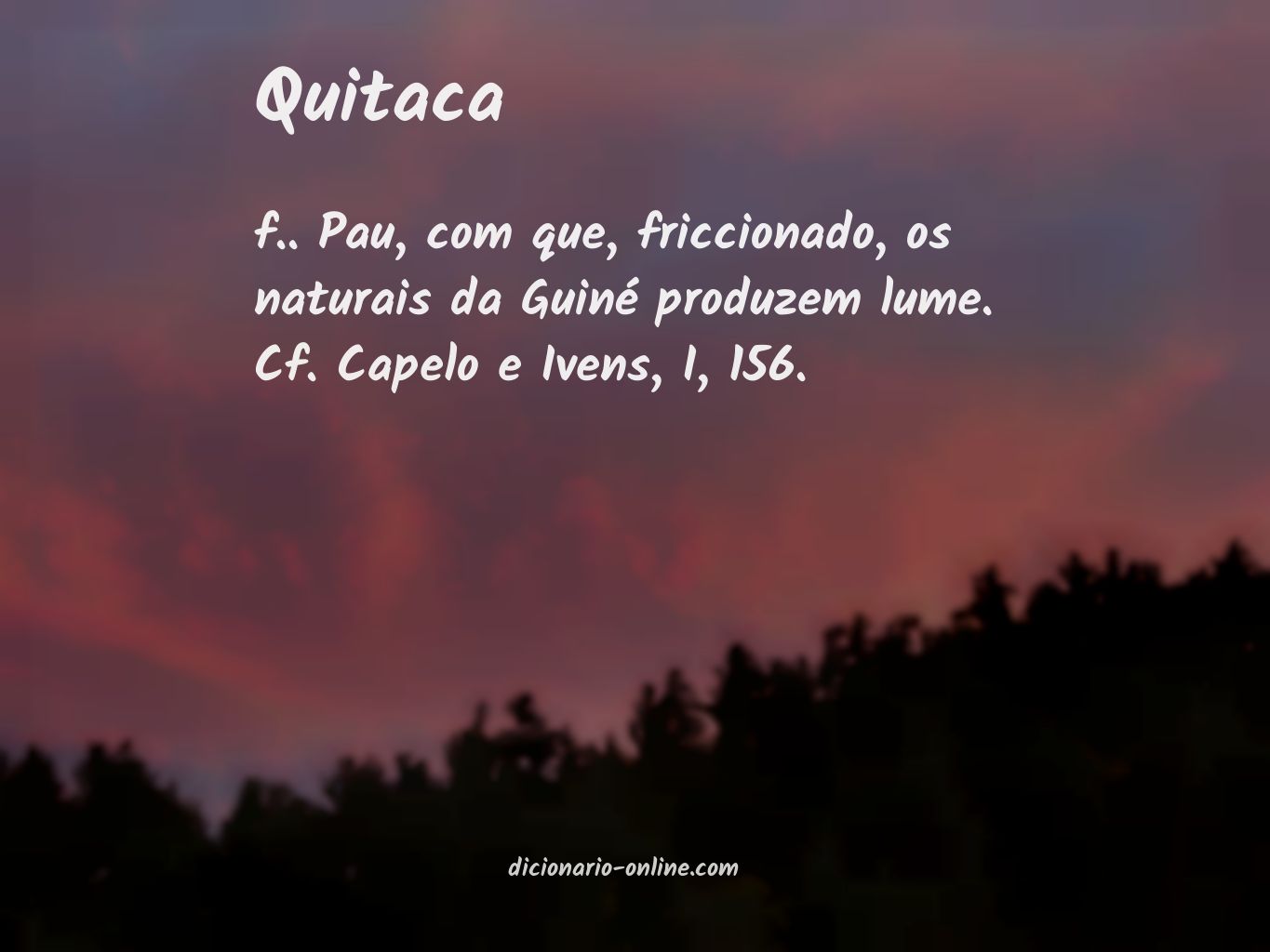 Significado de quitaca