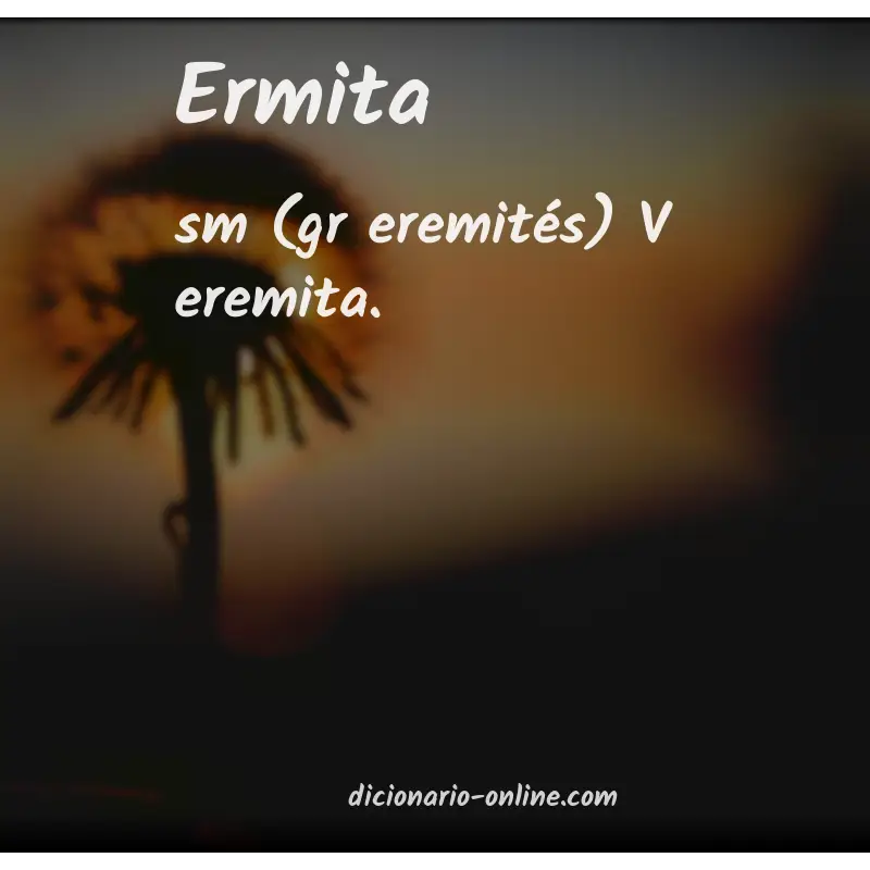Significado de ermita