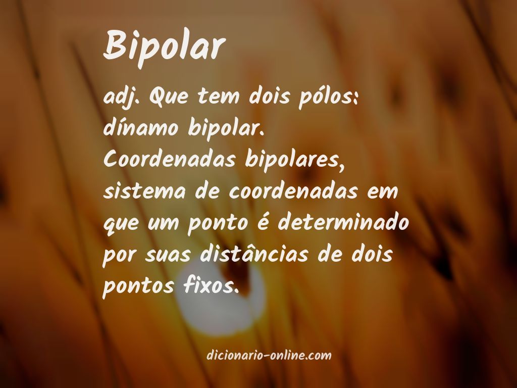 Significado de bipolar