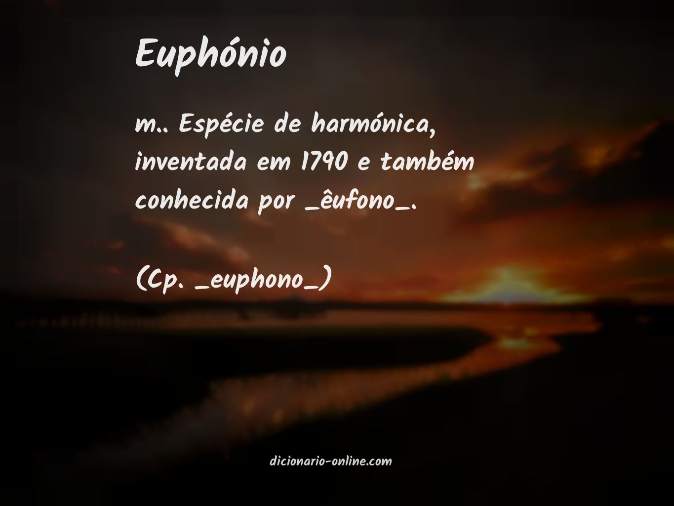 Significado de euphónio