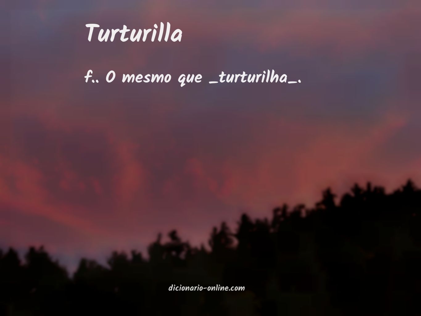 Significado de turturilla