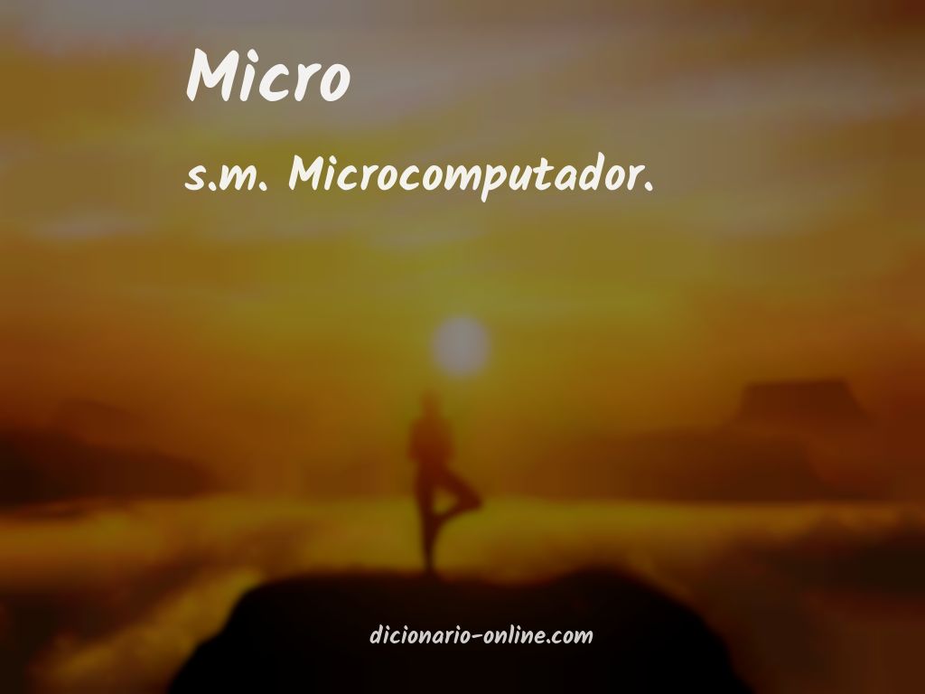 Significado de micro