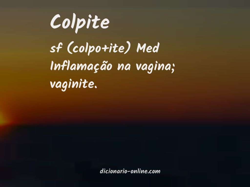 Significado de colpite