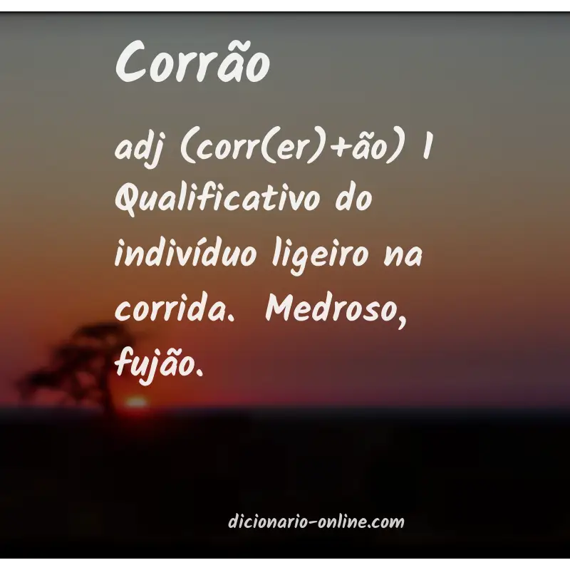 Significado de corrão