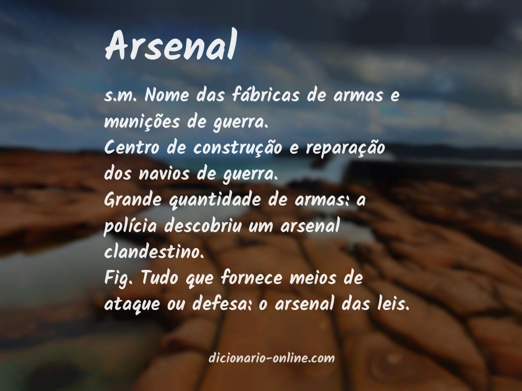 Significado de arsenal