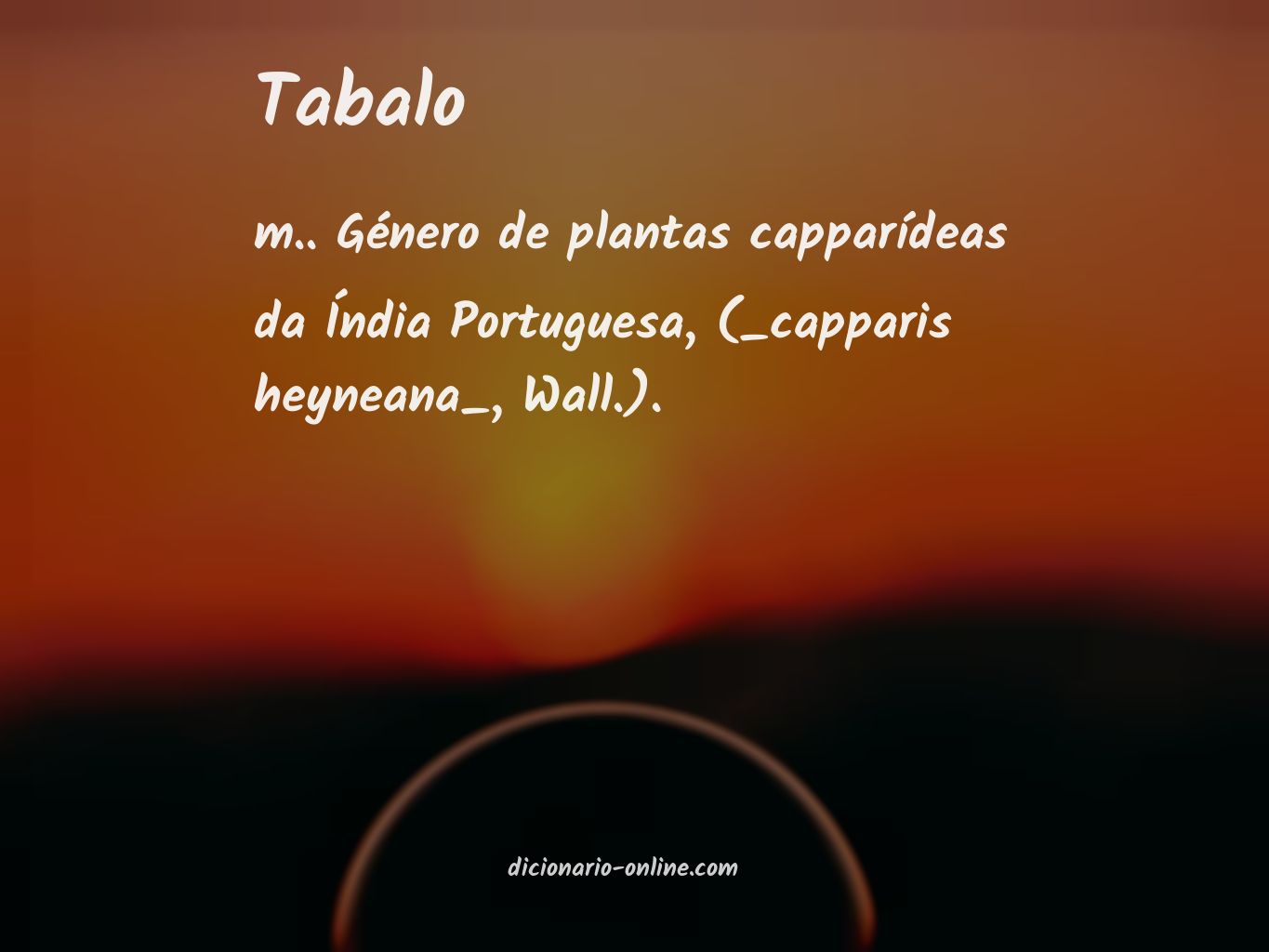 Significado de tabalo