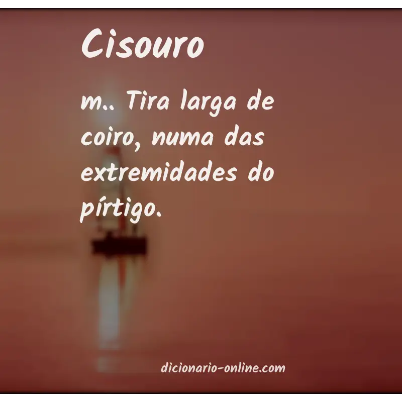 Significado de cisouro