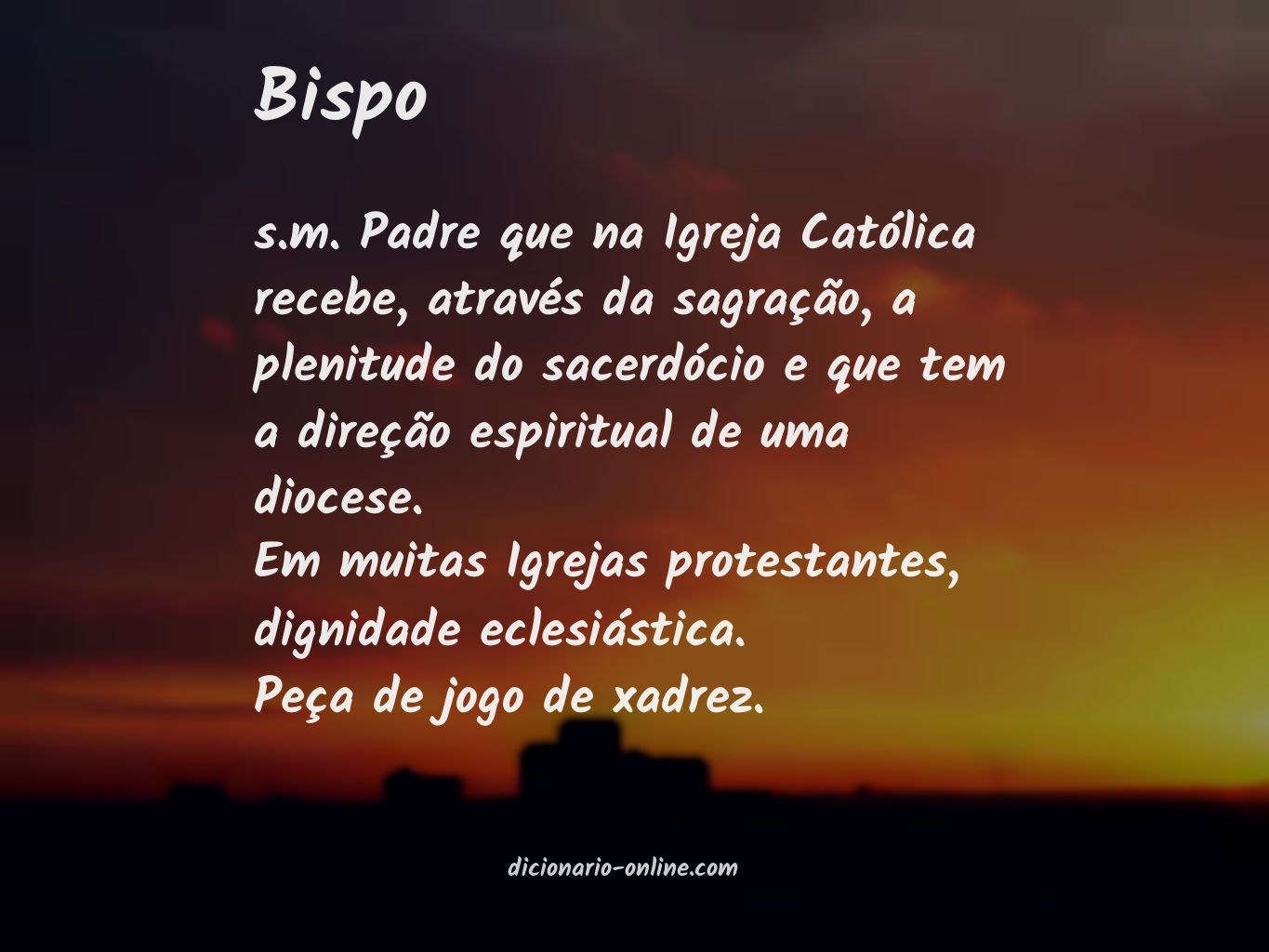 Significado de bispo