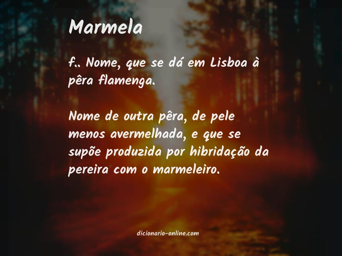 Significado de marmela