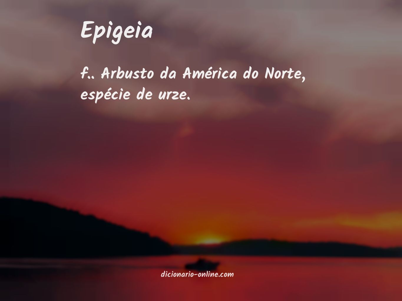 Significado de epigeia