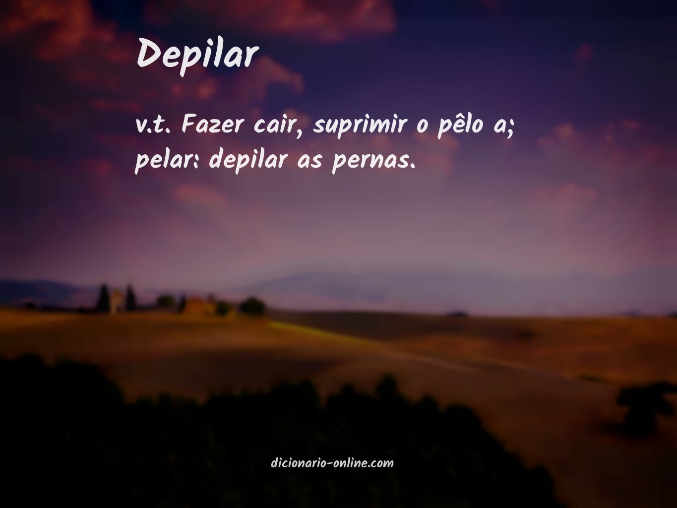 Significado de depilar