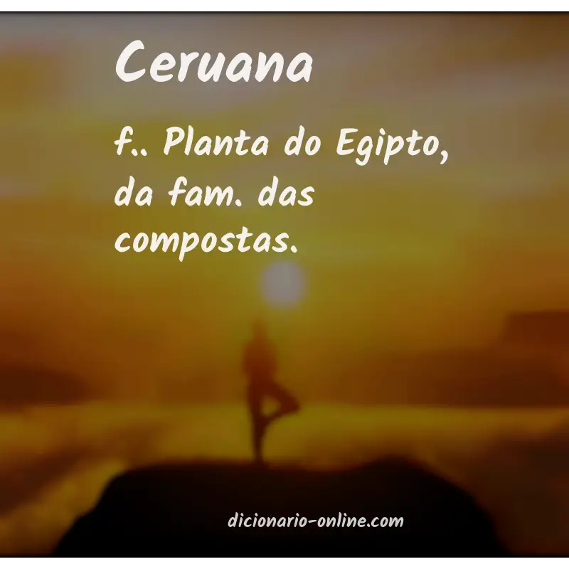 Significado de ceruana