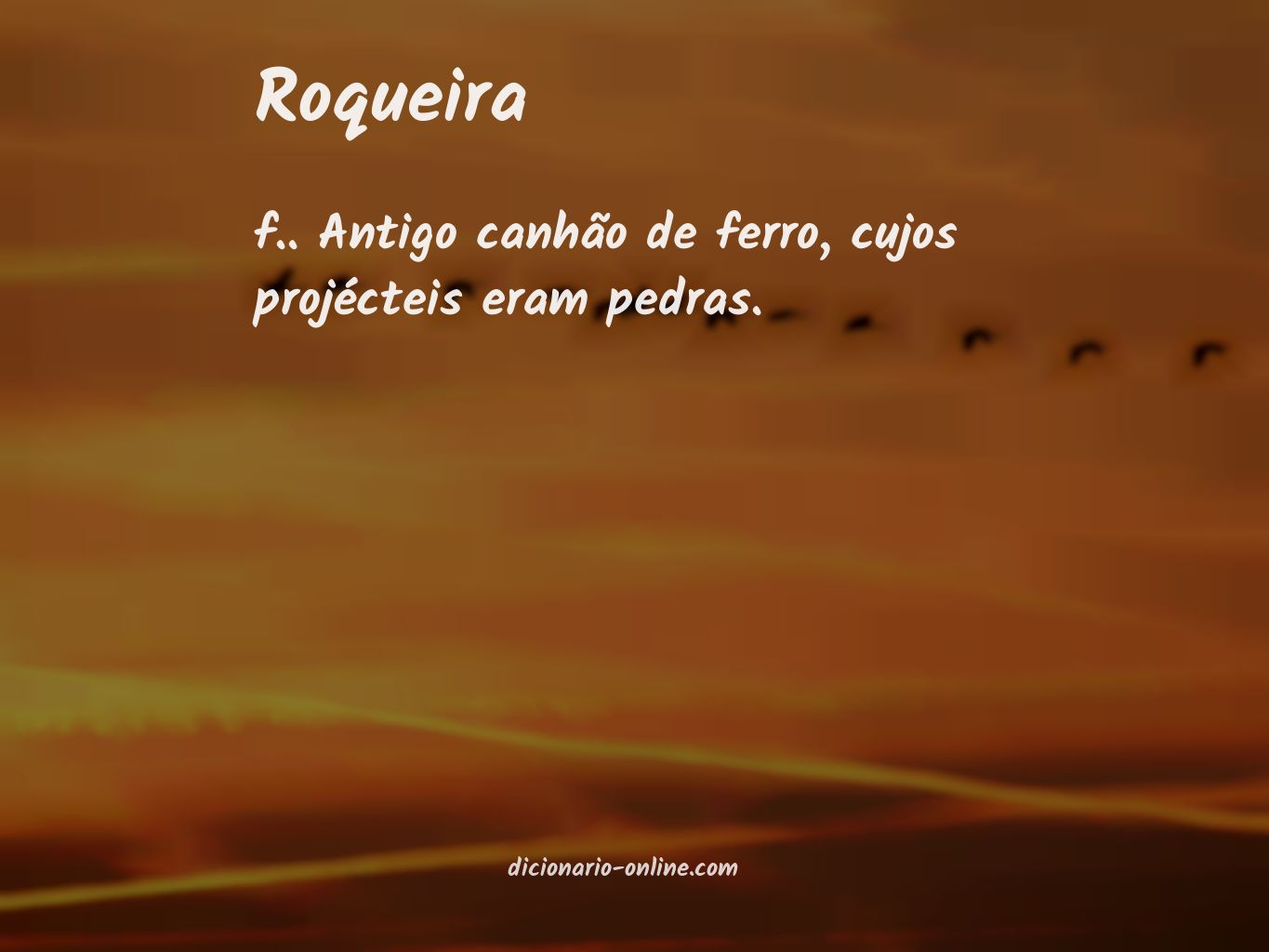 Significado de roqueira