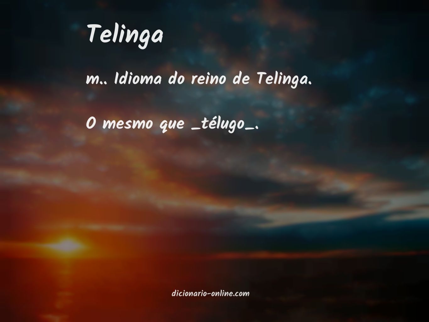 Significado de telinga