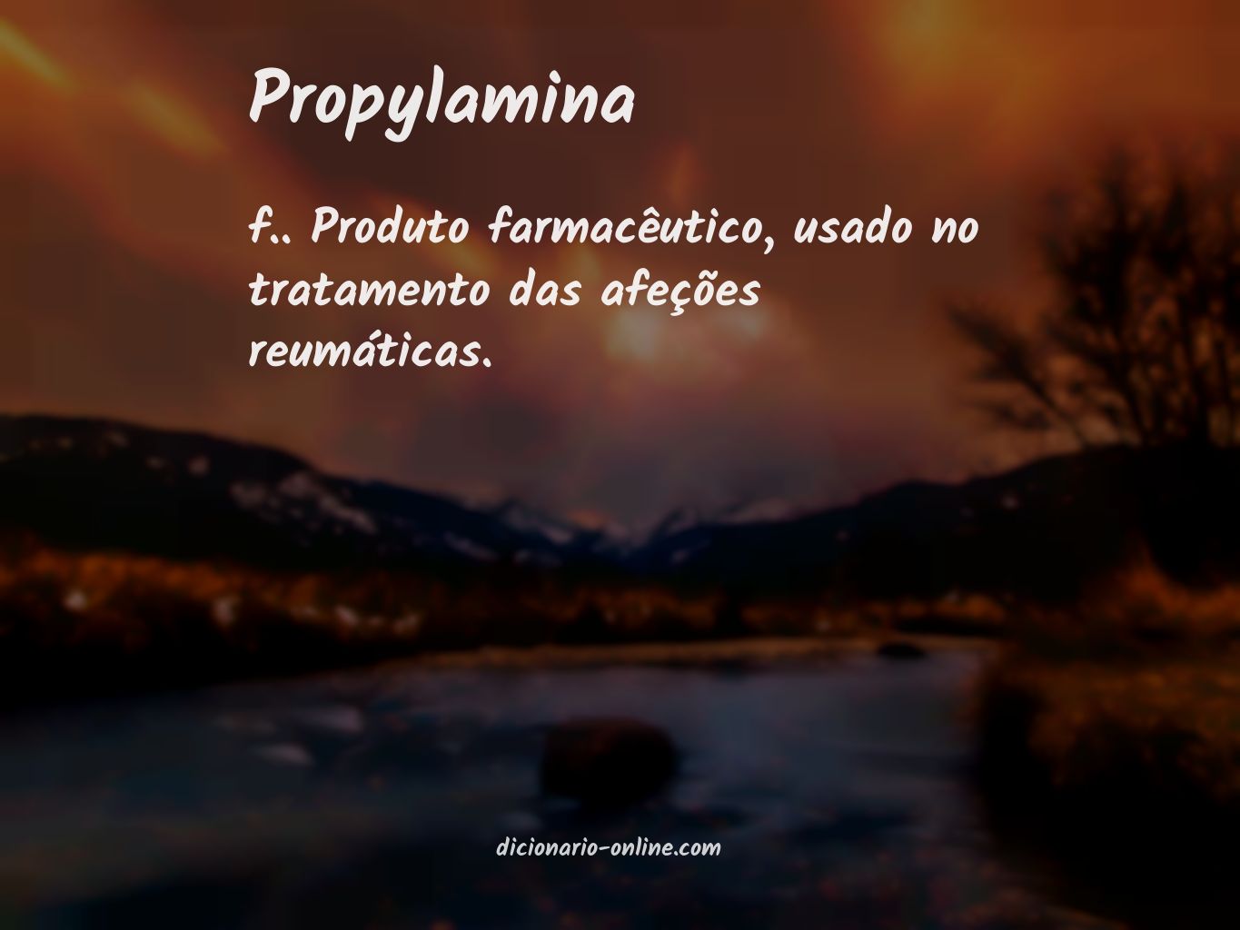 Significado de propylamina
